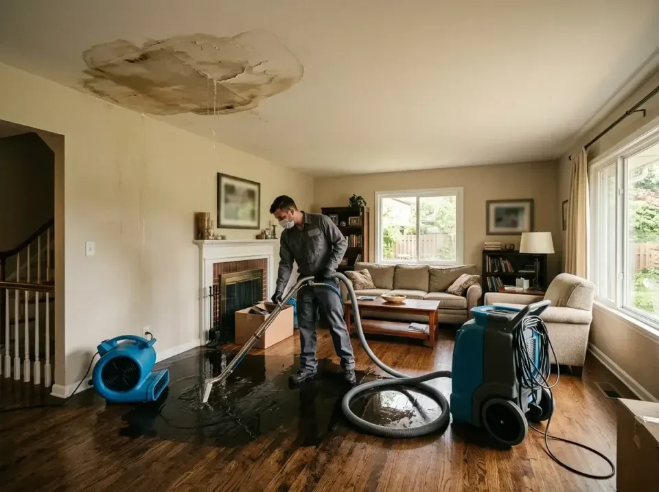 attic-pipe-burst-ceiling-drip-008 — frequently asked questions, Water Damage Restoration & Carpet Care in Camp Swift, TX